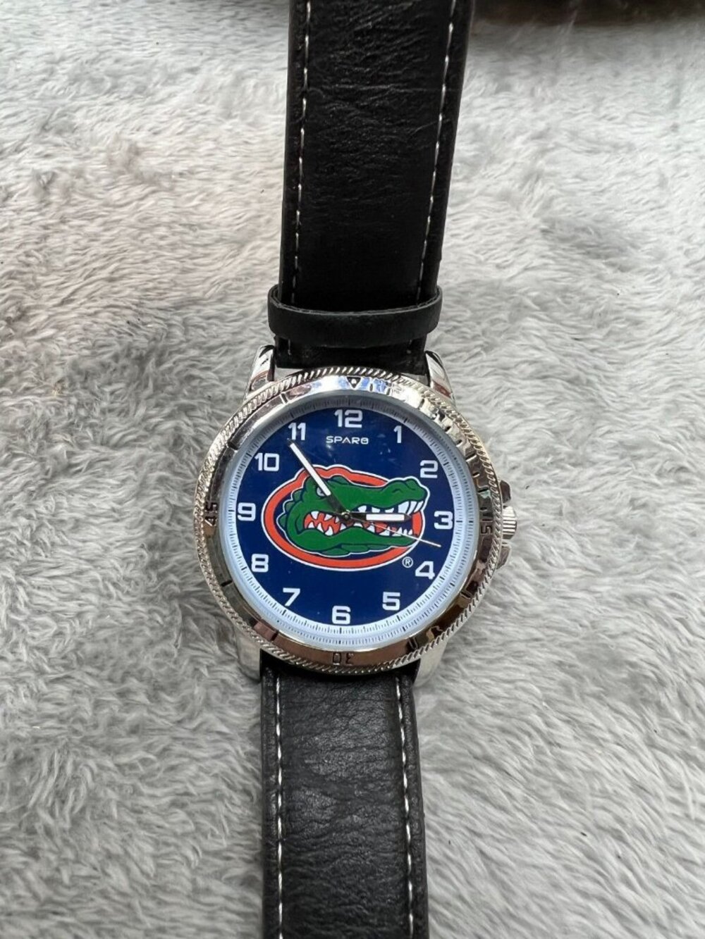 Florida Gators Watch Classic Sports Mens Black Leather Sparo NCAA Official Merch